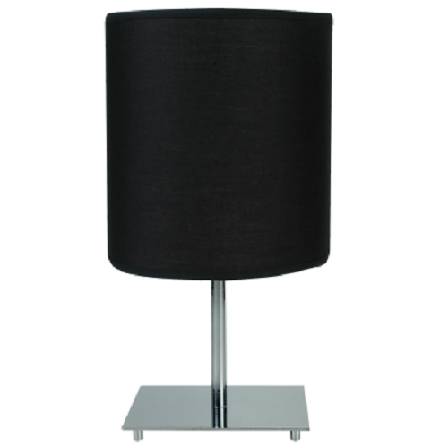 Velador corto base cuad.pant.rec. 18x20